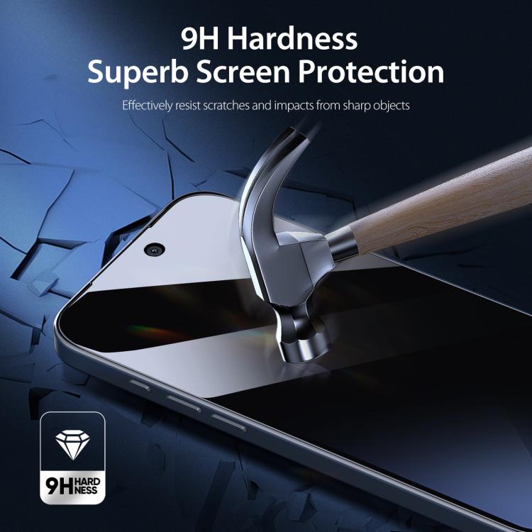 For iPhone 17 Pro 5pcs DUX DUCIS 0.33mm 9H High Aluminum Anti-spy HD Tempered Glass Film
