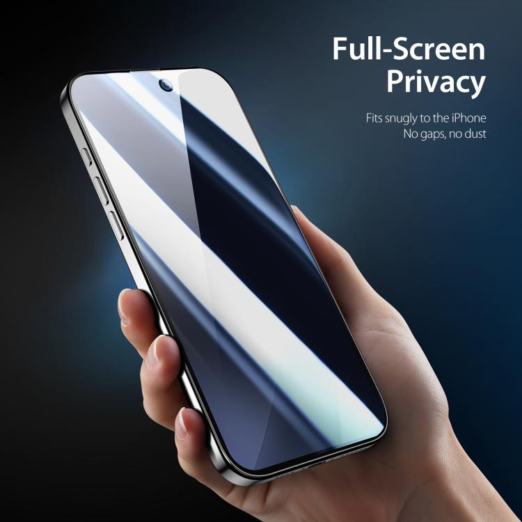 For iPhone 17 5pcs DUX DUCIS 0.33mm 9H High Aluminum Anti-spy HD Tempered Glass Film