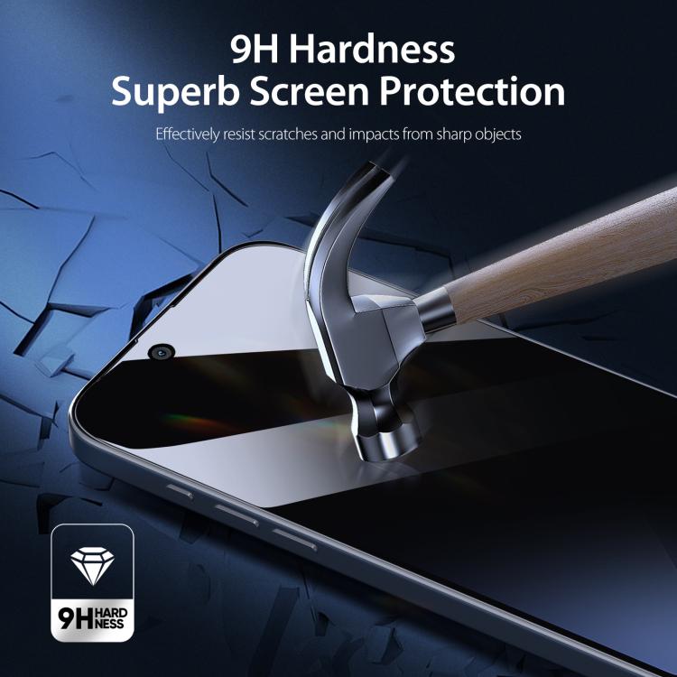 For iPhone Air 5pcs DUX DUCIS 0.33mm 9H High Aluminum Anti-spy HD Tempered Glass Film