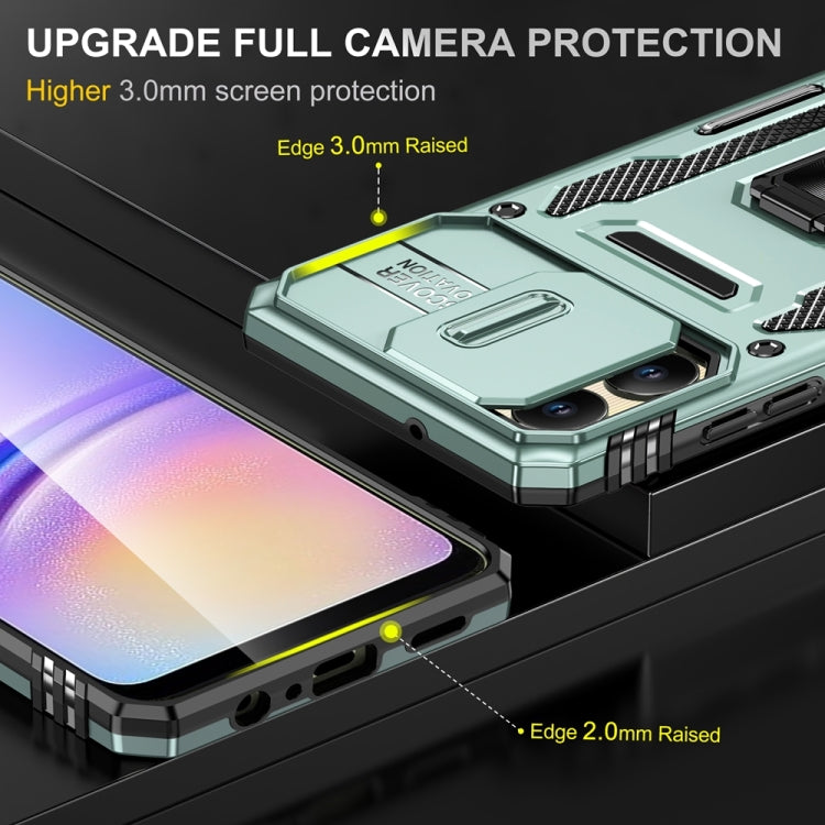 For Samsung Galaxy A06 4G Armor PC Hybrid TPU Camera Shield Phone Case