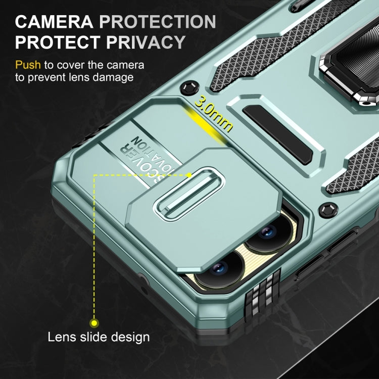 For Samsung Galaxy A06 4G Armor PC Hybrid TPU Camera Shield Phone Case