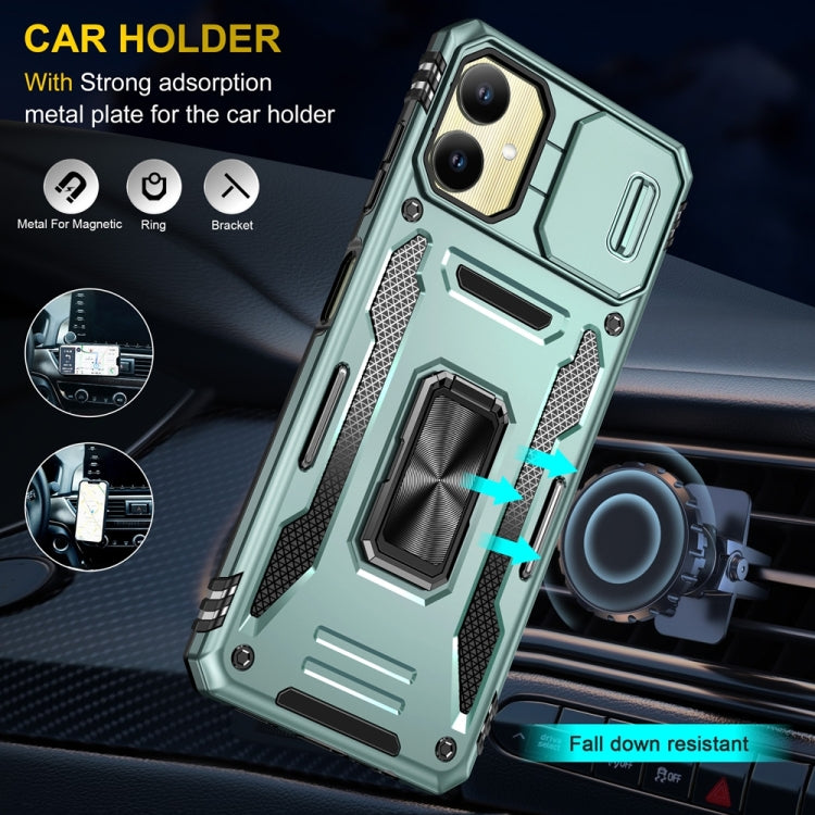 For Samsung Galaxy A06 4G Armor PC Hybrid TPU Camera Shield Phone Case