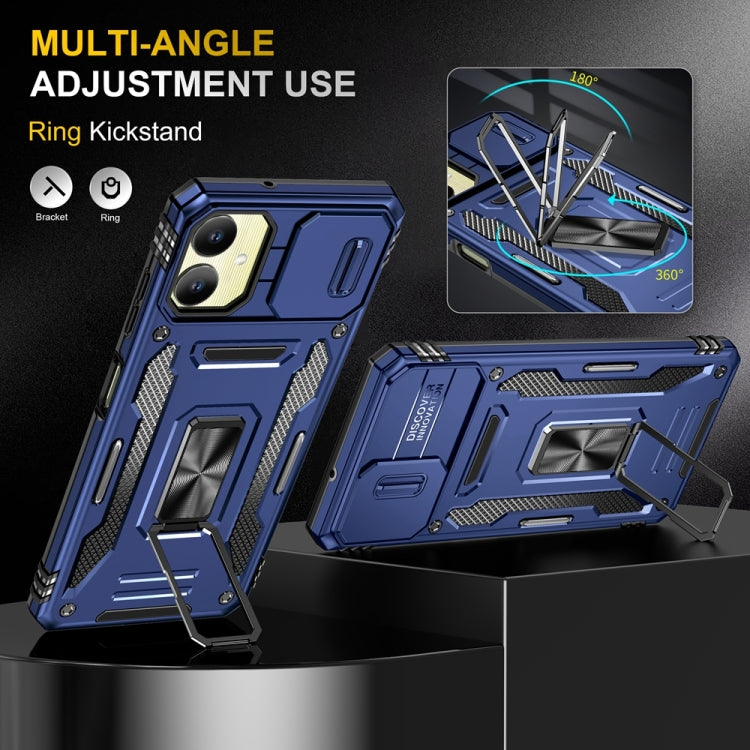 For Samsung Galaxy A06 4G Armor PC Hybrid TPU Camera Shield Phone Case