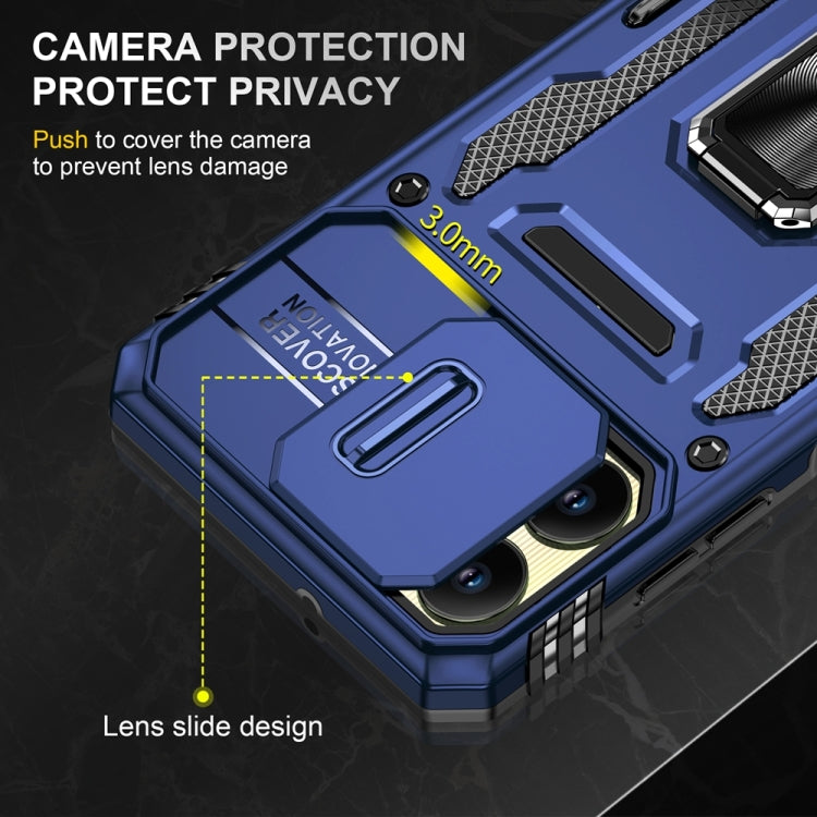 For Samsung Galaxy A06 4G Armor PC Hybrid TPU Camera Shield Phone Case