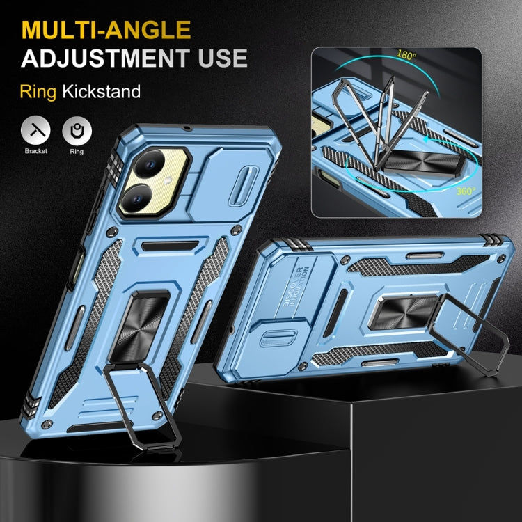 For Samsung Galaxy A06 4G Armor PC Hybrid TPU Camera Shield Phone Case