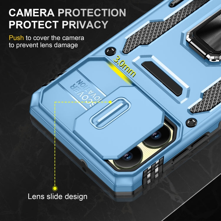 For Samsung Galaxy A06 4G Armor PC Hybrid TPU Camera Shield Phone Case