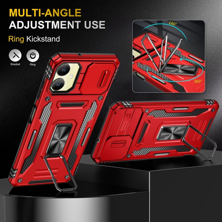 For Samsung Galaxy A06 4G Armor PC Hybrid TPU Camera Shield Phone Case