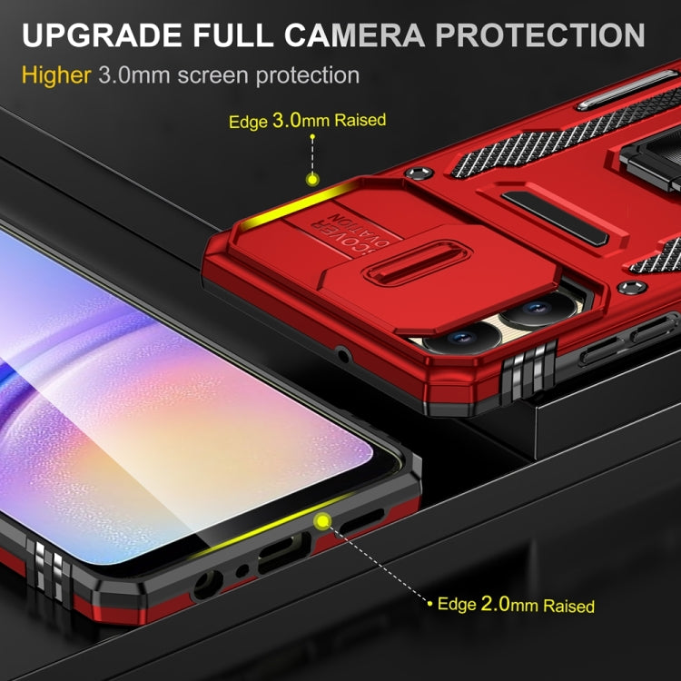 For Samsung Galaxy A06 4G Armor PC Hybrid TPU Camera Shield Phone Case