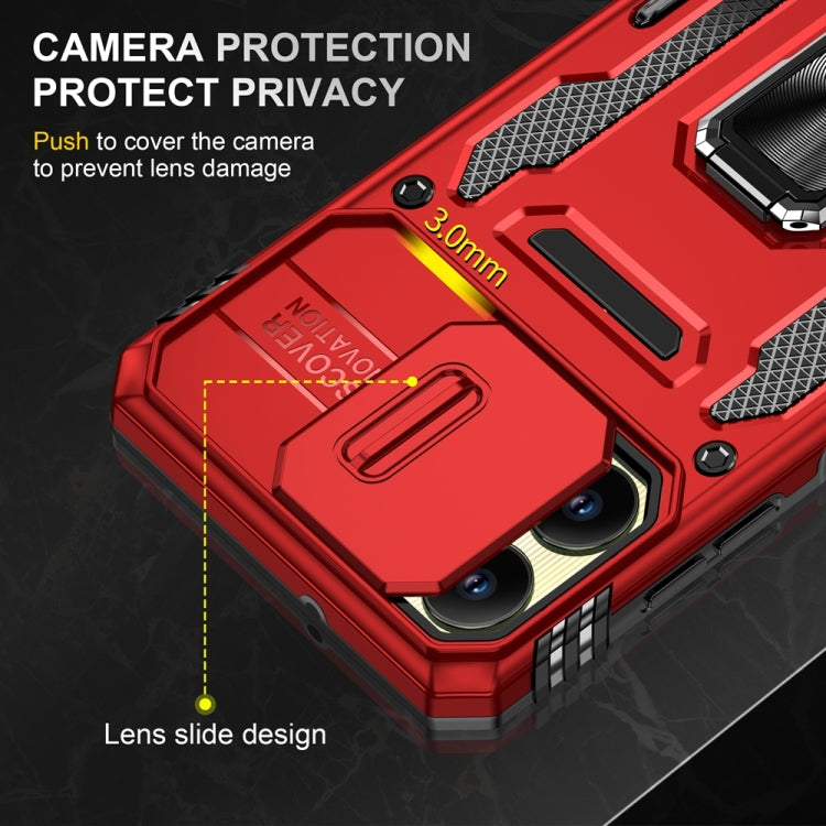 For Samsung Galaxy A06 4G Armor PC Hybrid TPU Camera Shield Phone Case