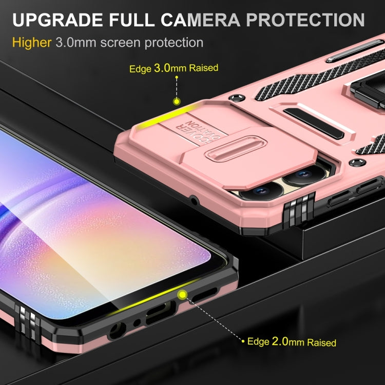 For Samsung Galaxy A06 4G Armor PC Hybrid TPU Camera Shield Phone Case