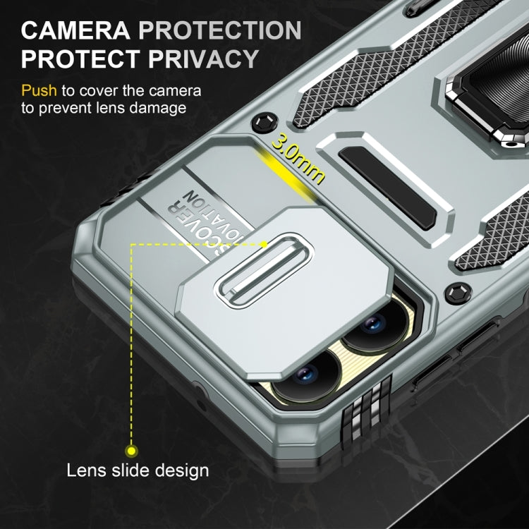 For Samsung Galaxy A06 4G Armor PC Hybrid TPU Camera Shield Phone Case