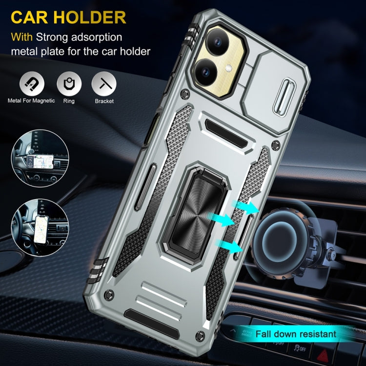 For Samsung Galaxy A06 4G Armor PC Hybrid TPU Camera Shield Phone Case