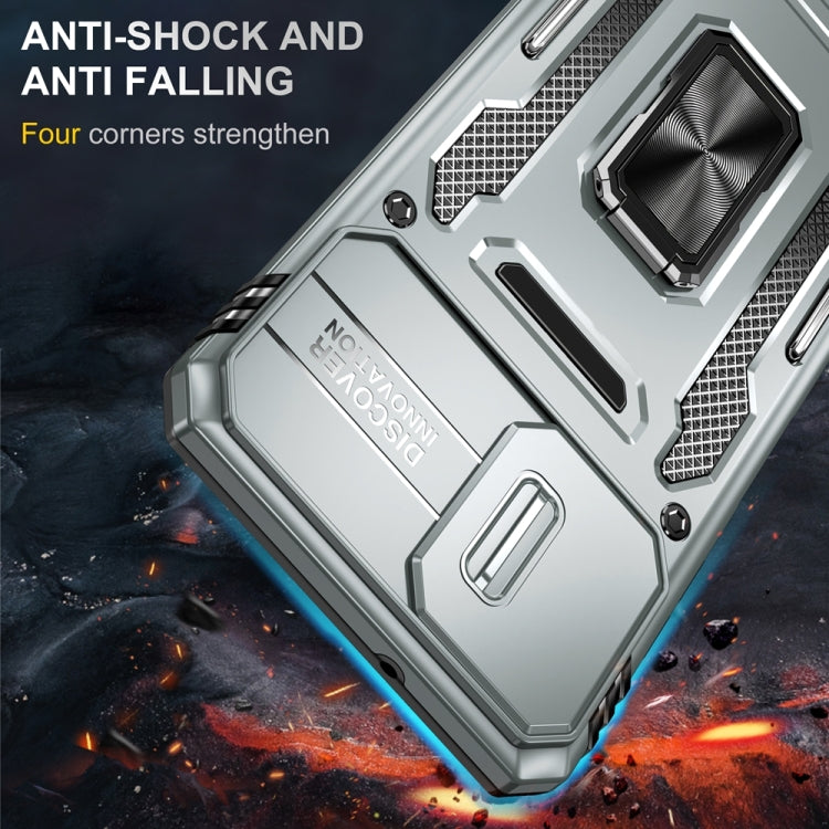 For Samsung Galaxy A06 4G Armor PC Hybrid TPU Camera Shield Phone Case