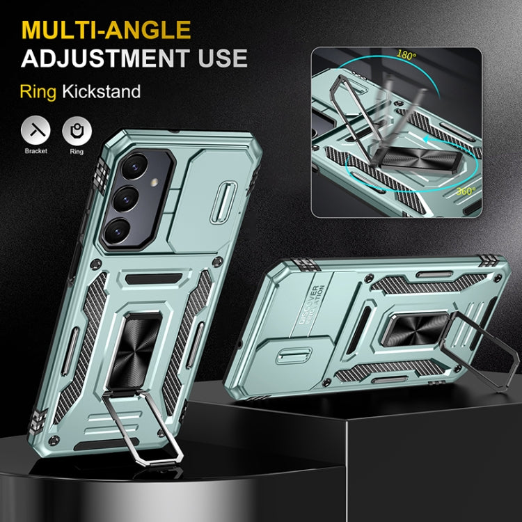 For Samsung Galaxy A16 4G / 5G Armor PC Hybrid TPU Camera Shield Phone Case
