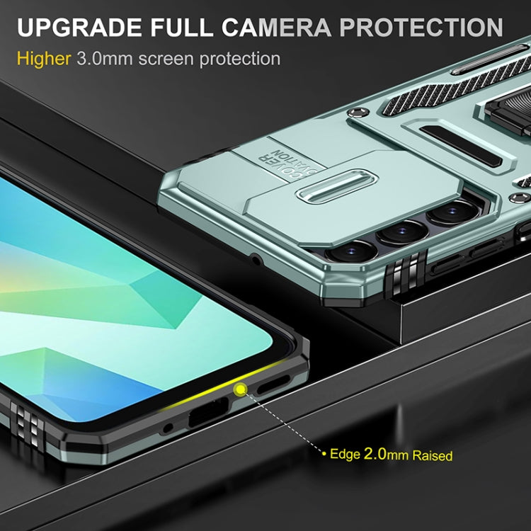 For Samsung Galaxy A16 4G / 5G Armor PC Hybrid TPU Camera Shield Phone Case