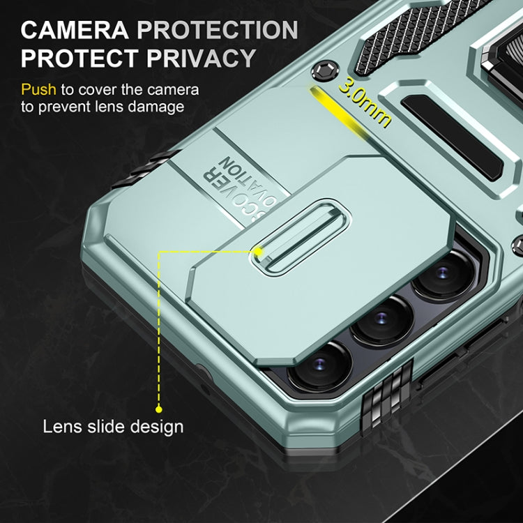 For Samsung Galaxy A16 4G / 5G Armor PC Hybrid TPU Camera Shield Phone Case
