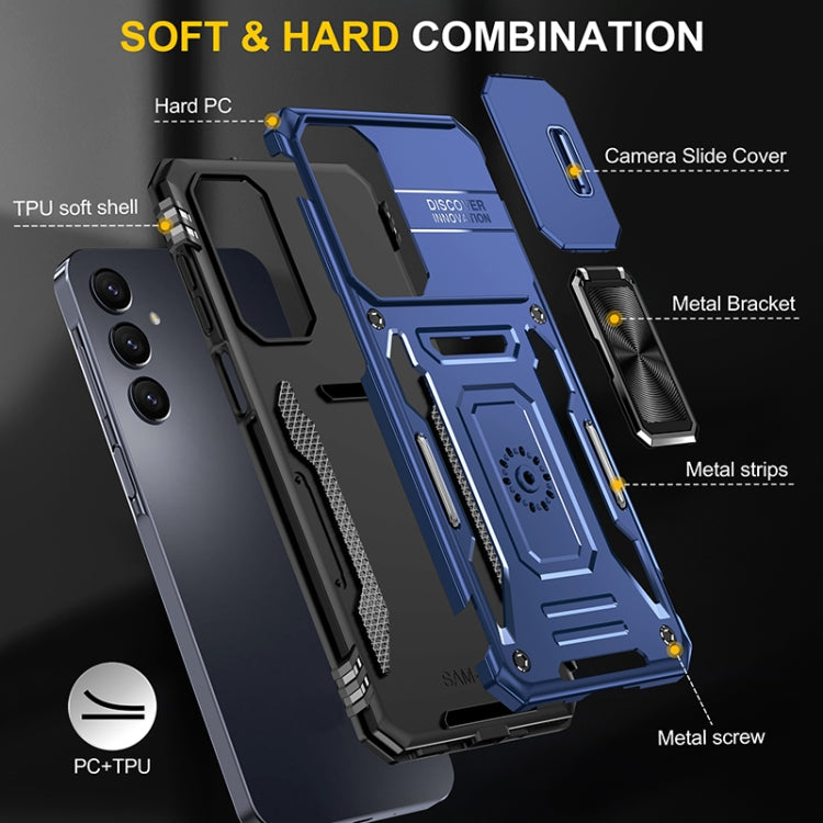 For Samsung Galaxy A16 4G / 5G Armor PC Hybrid TPU Camera Shield Phone Case