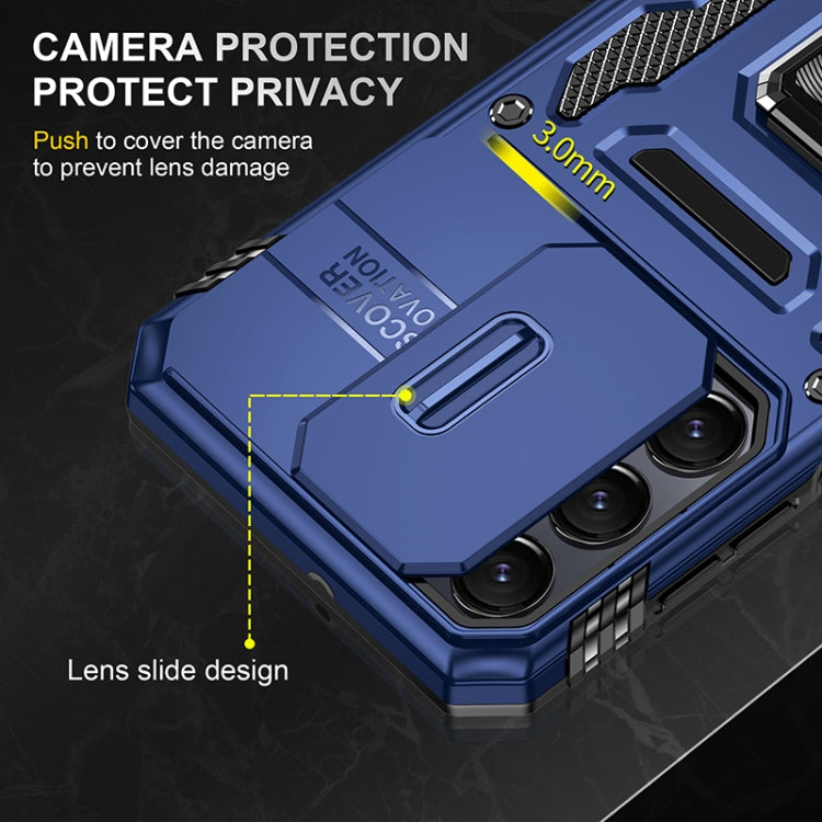 For Samsung Galaxy A16 4G / 5G Armor PC Hybrid TPU Camera Shield Phone Case