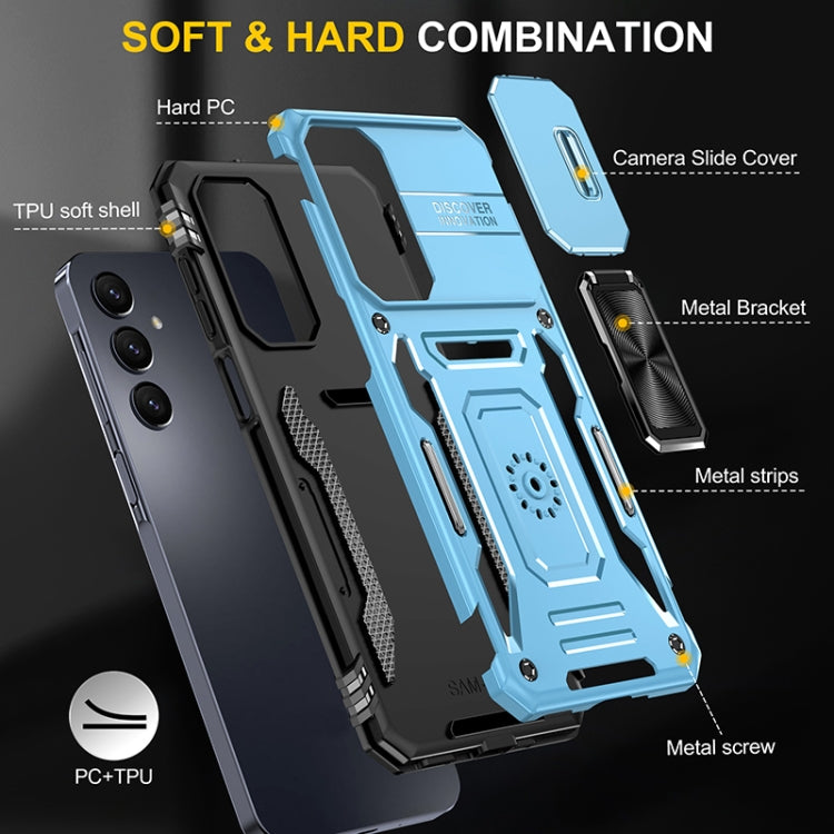 For Samsung Galaxy A16 4G / 5G Armor PC Hybrid TPU Camera Shield Phone Case