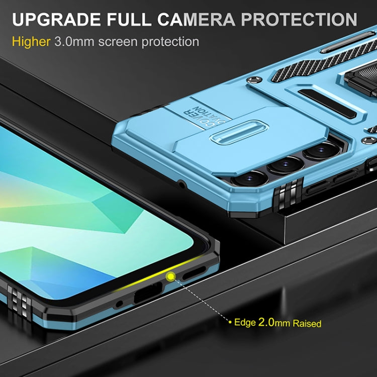 For Samsung Galaxy A16 4G / 5G Armor PC Hybrid TPU Camera Shield Phone Case