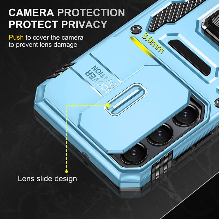 For Samsung Galaxy A16 4G / 5G Armor PC Hybrid TPU Camera Shield Phone Case