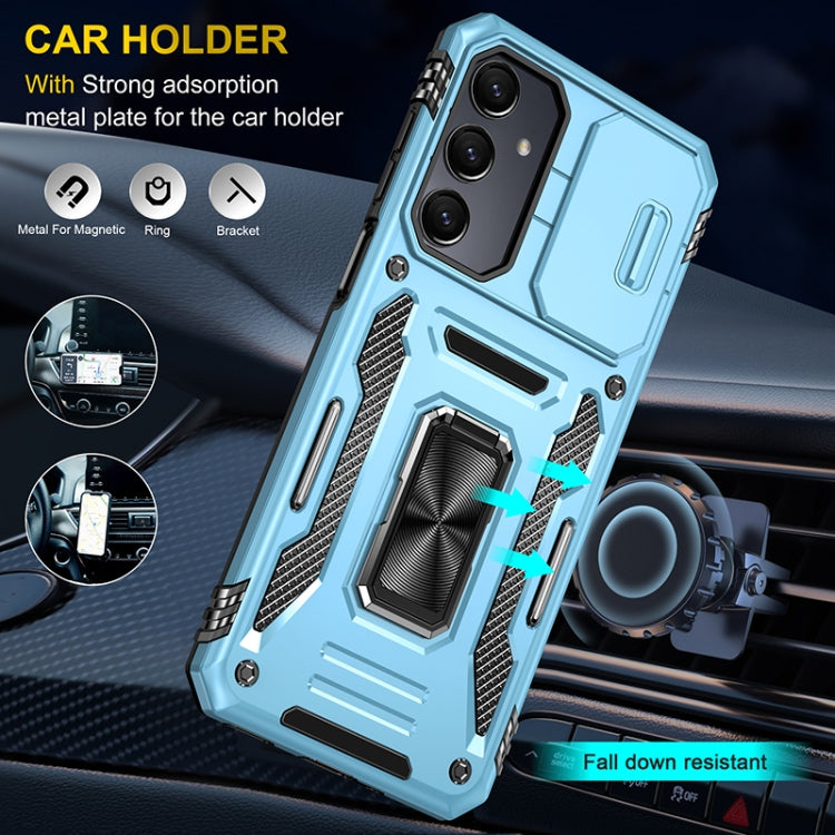 For Samsung Galaxy A16 4G / 5G Armor PC Hybrid TPU Camera Shield Phone Case