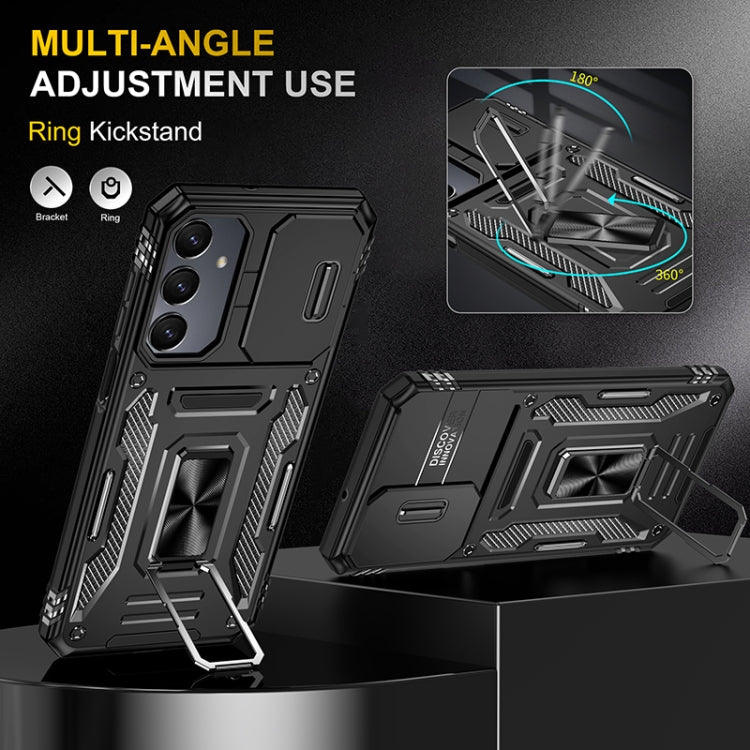 For Samsung Galaxy A16 4G / 5G Armor PC Hybrid TPU Camera Shield Phone Case