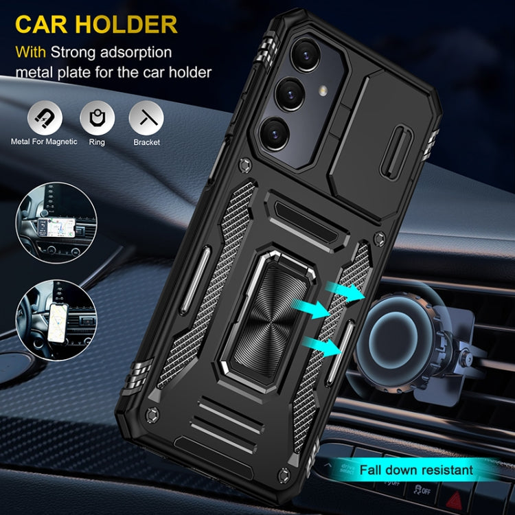 For Samsung Galaxy A16 4G / 5G Armor PC Hybrid TPU Camera Shield Phone Case