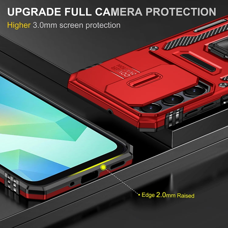 For Samsung Galaxy A16 4G / 5G Armor PC Hybrid TPU Camera Shield Phone Case