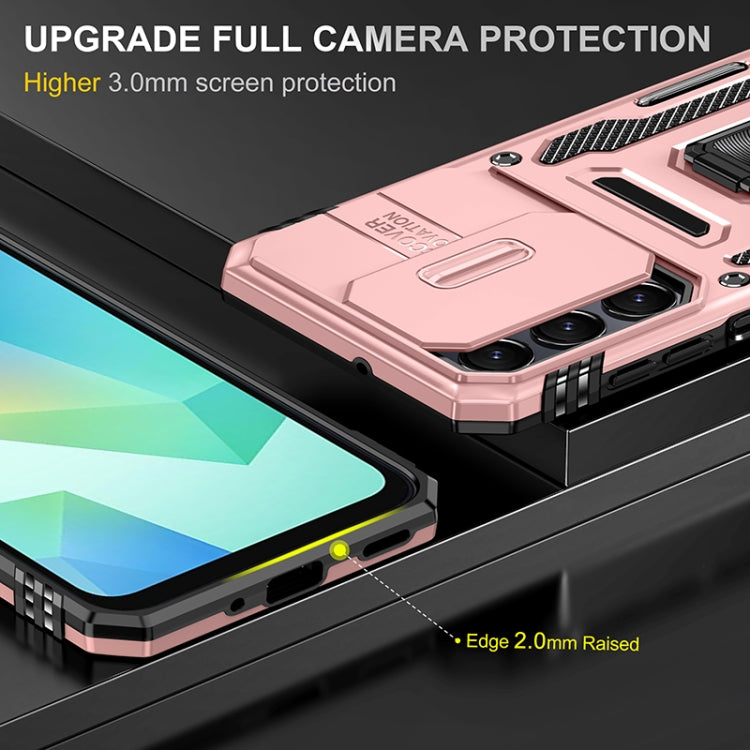 For Samsung Galaxy A16 4G / 5G Armor PC Hybrid TPU Camera Shield Phone Case