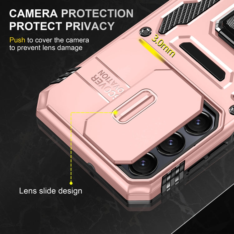For Samsung Galaxy A16 4G / 5G Armor PC Hybrid TPU Camera Shield Phone Case
