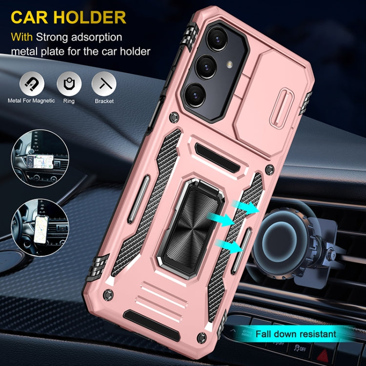 For Samsung Galaxy A16 4G / 5G Armor PC Hybrid TPU Camera Shield Phone Case