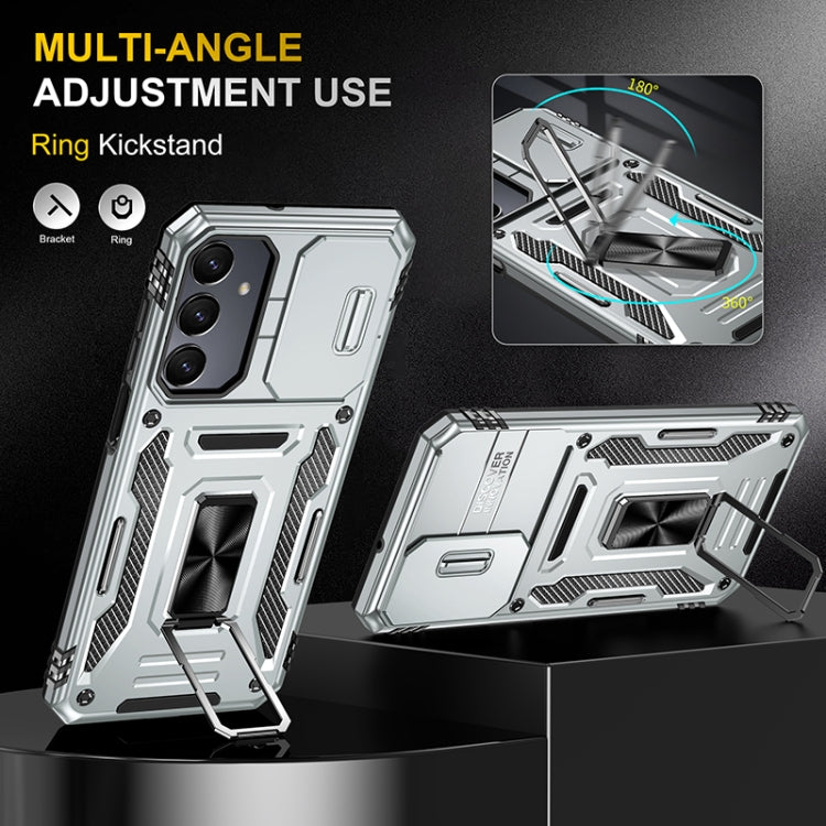 For Samsung Galaxy A16 4G / 5G Armor PC Hybrid TPU Camera Shield Phone Case