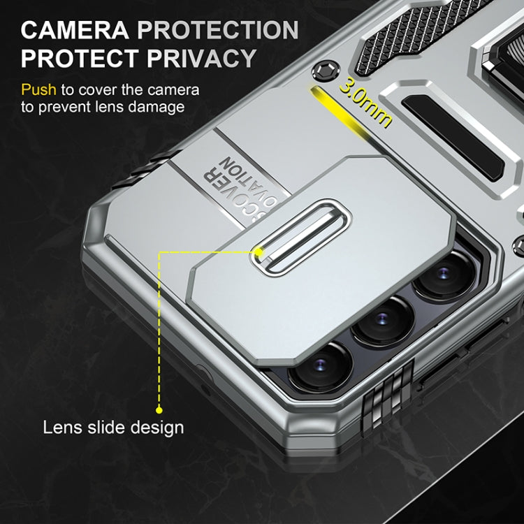 For Samsung Galaxy A16 4G / 5G Armor PC Hybrid TPU Camera Shield Phone Case