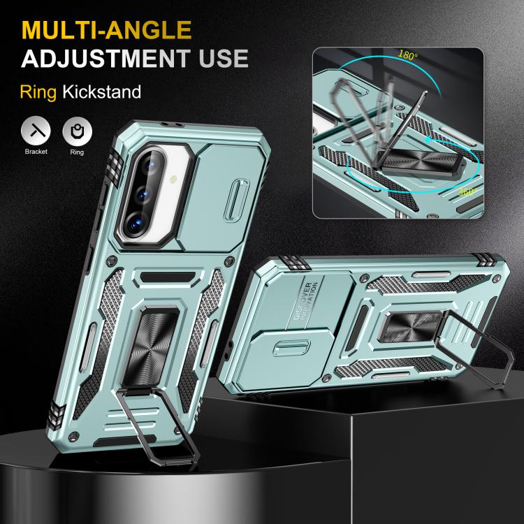 For Samsung Galaxy A36 / A56 / A37 5G Armor PC Hybrid TPU Camera Shield Phone Case