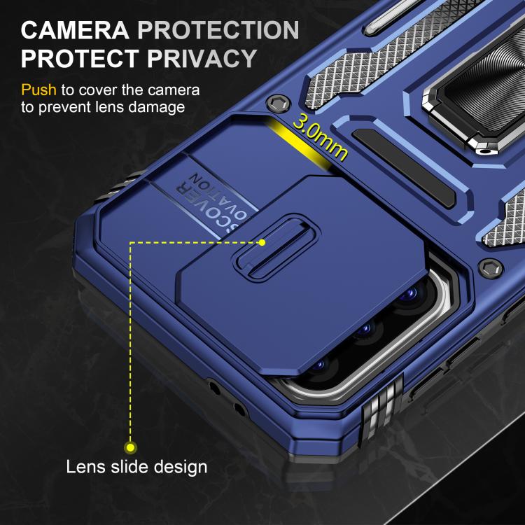 For Samsung Galaxy A36 / A56 / A37 5G Armor PC Hybrid TPU Camera Shield Phone Case