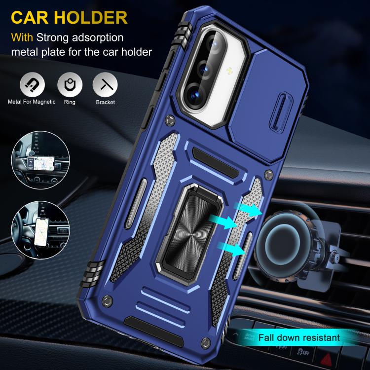 For Samsung Galaxy A36 / A56 / A37 5G Armor PC Hybrid TPU Camera Shield Phone Case