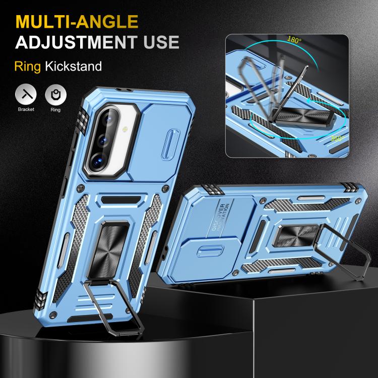 For Samsung Galaxy A36 / A56 / A37 5G Armor PC Hybrid TPU Camera Shield Phone Case