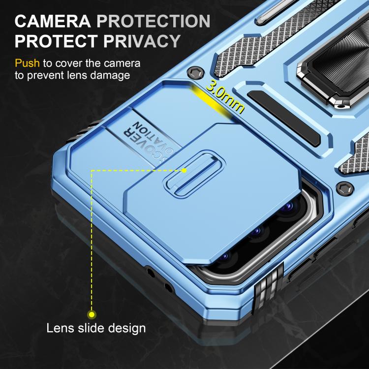 For Samsung Galaxy A36 / A56 / A37 5G Armor PC Hybrid TPU Camera Shield Phone Case