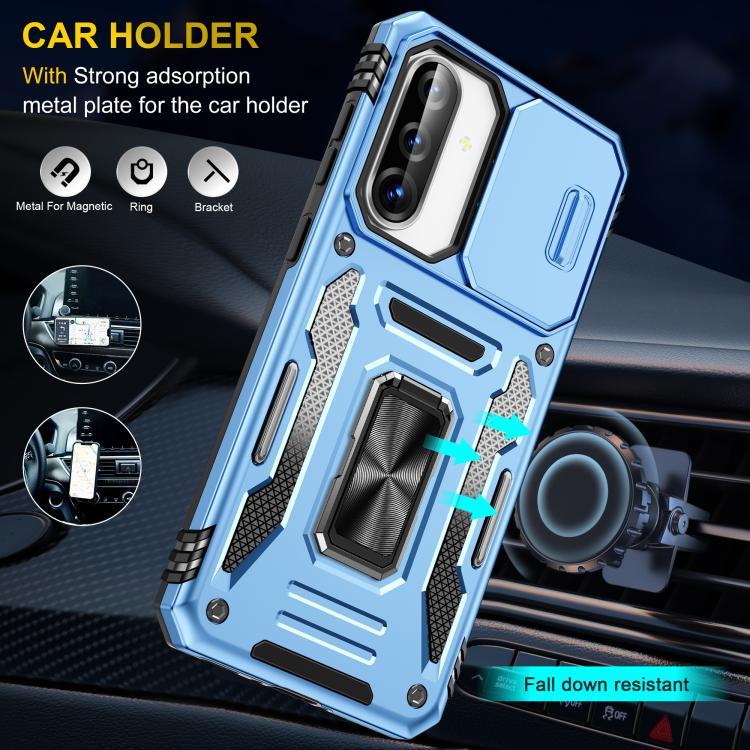 For Samsung Galaxy A36 / A56 / A37 5G Armor PC Hybrid TPU Camera Shield Phone Case