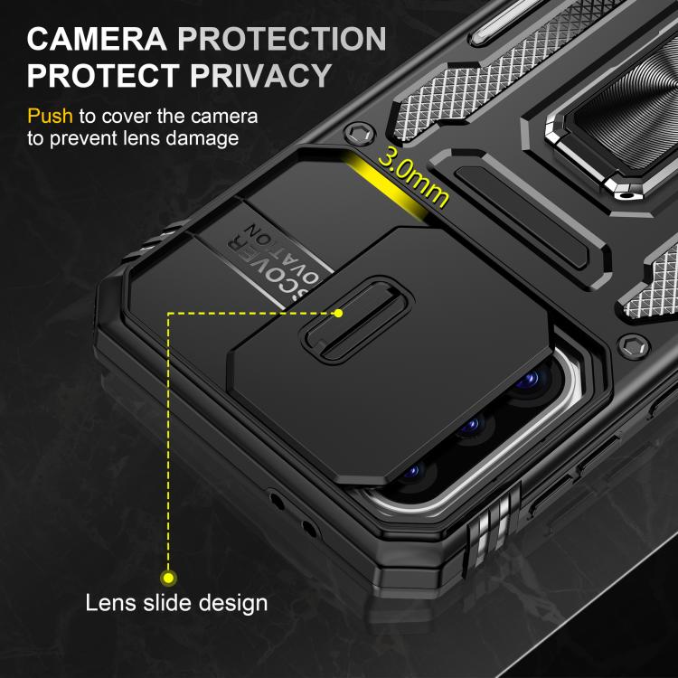 For Samsung Galaxy A36 / A56 / A37 5G Armor PC Hybrid TPU Camera Shield Phone Case
