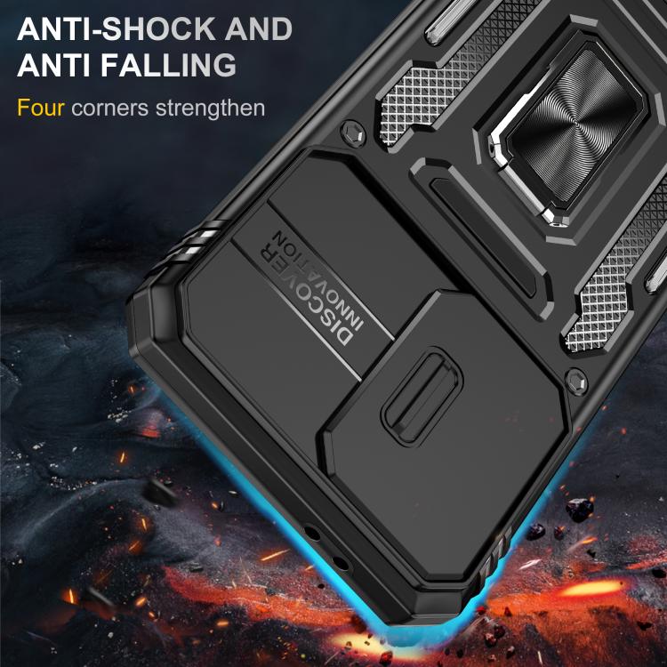 For Samsung Galaxy A36 / A56 / A37 5G Armor PC Hybrid TPU Camera Shield Phone Case