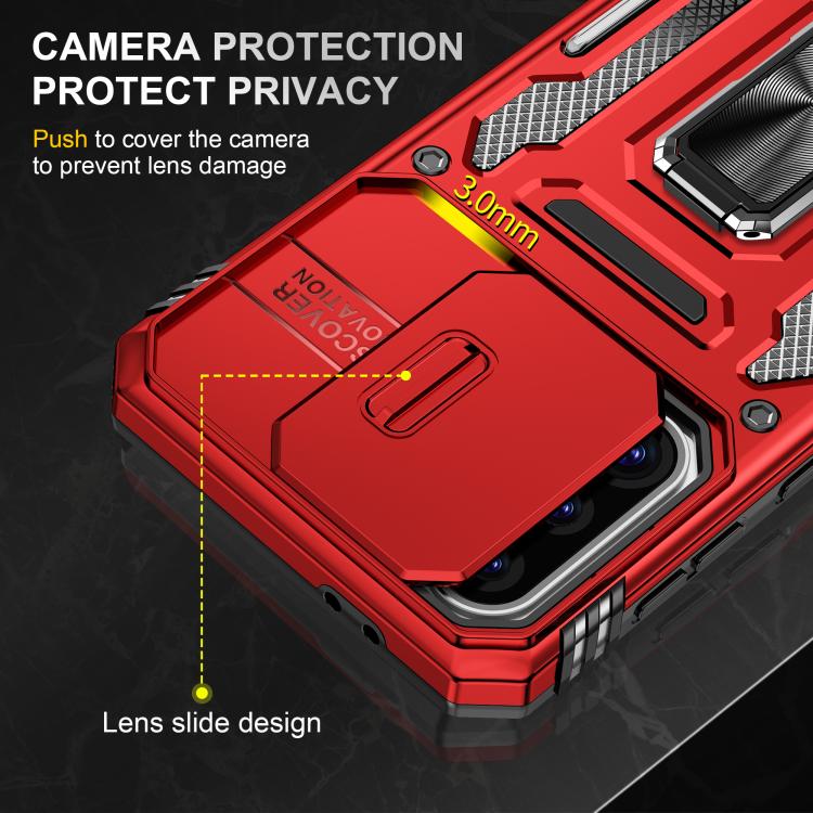 For Samsung Galaxy A36 / A56 / A37 5G Armor PC Hybrid TPU Camera Shield Phone Case