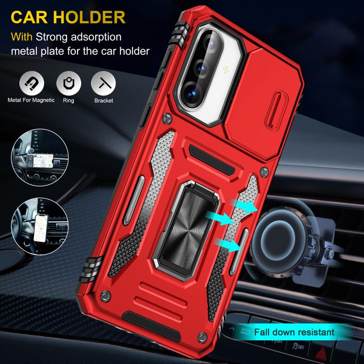 For Samsung Galaxy A36 / A56 / A37 5G Armor PC Hybrid TPU Camera Shield Phone Case