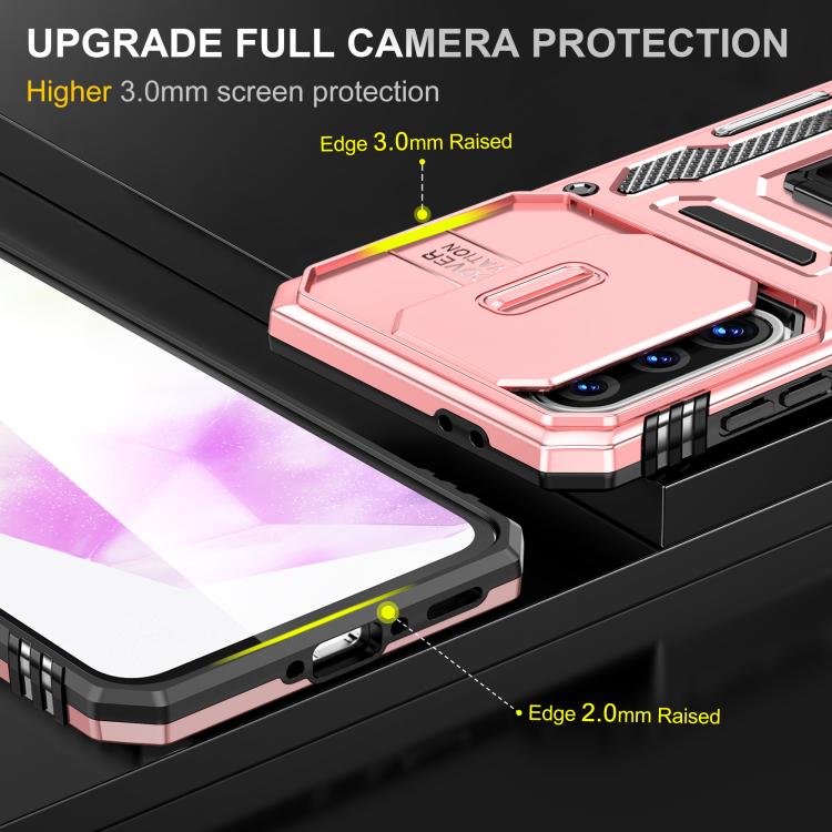For Samsung Galaxy A36 / A56 / A37 5G Armor PC Hybrid TPU Camera Shield Phone Case