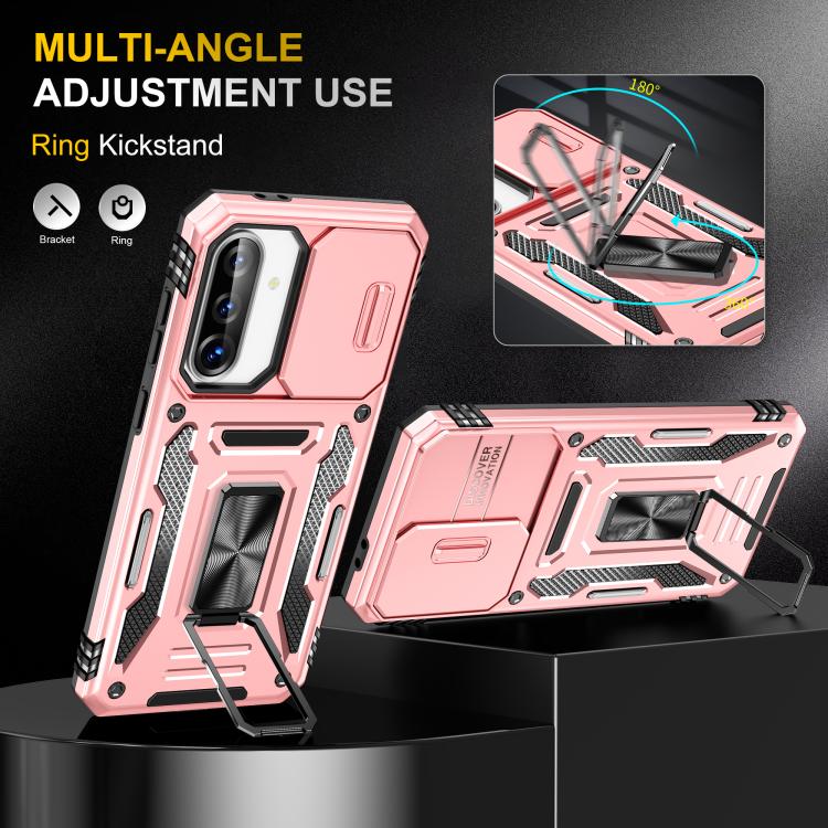 For Samsung Galaxy A36 / A56 / A37 5G Armor PC Hybrid TPU Camera Shield Phone Case