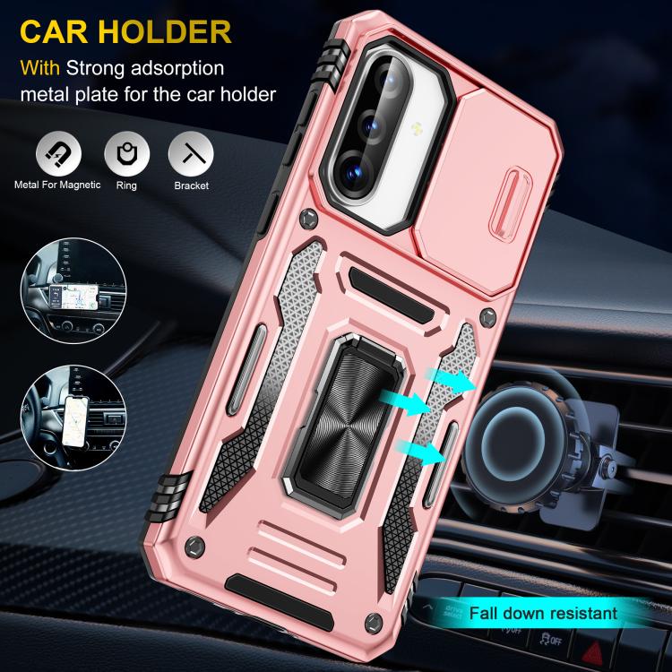 For Samsung Galaxy A36 / A56 / A37 5G Armor PC Hybrid TPU Camera Shield Phone Case