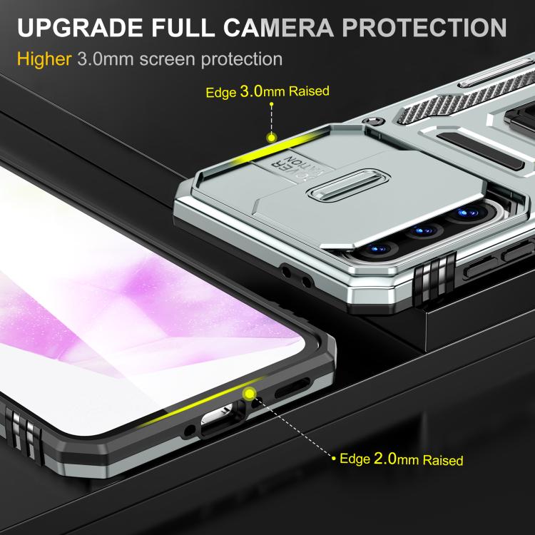 For Samsung Galaxy A36 / A56 / A37 5G Armor PC Hybrid TPU Camera Shield Phone Case