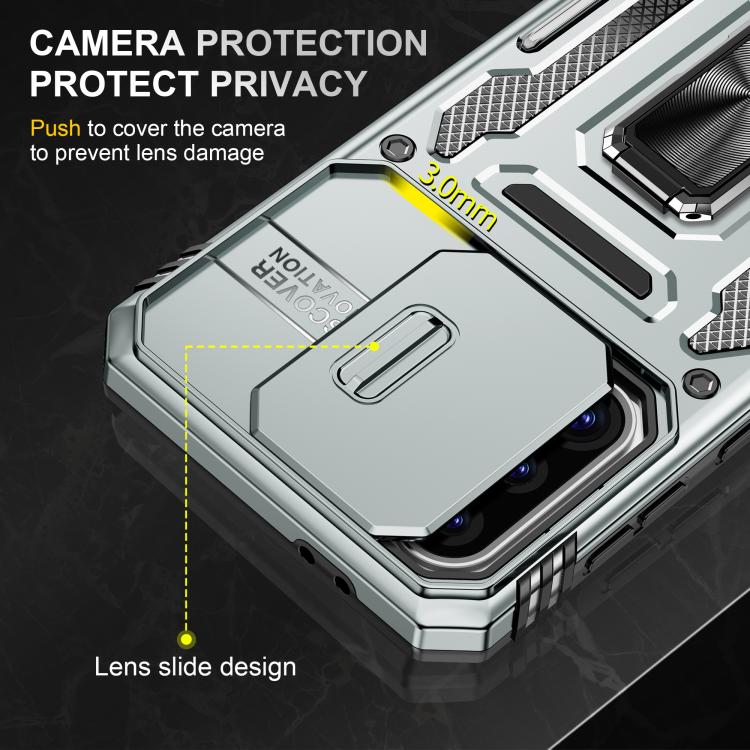 For Samsung Galaxy A36 / A56 / A37 5G Armor PC Hybrid TPU Camera Shield Phone Case