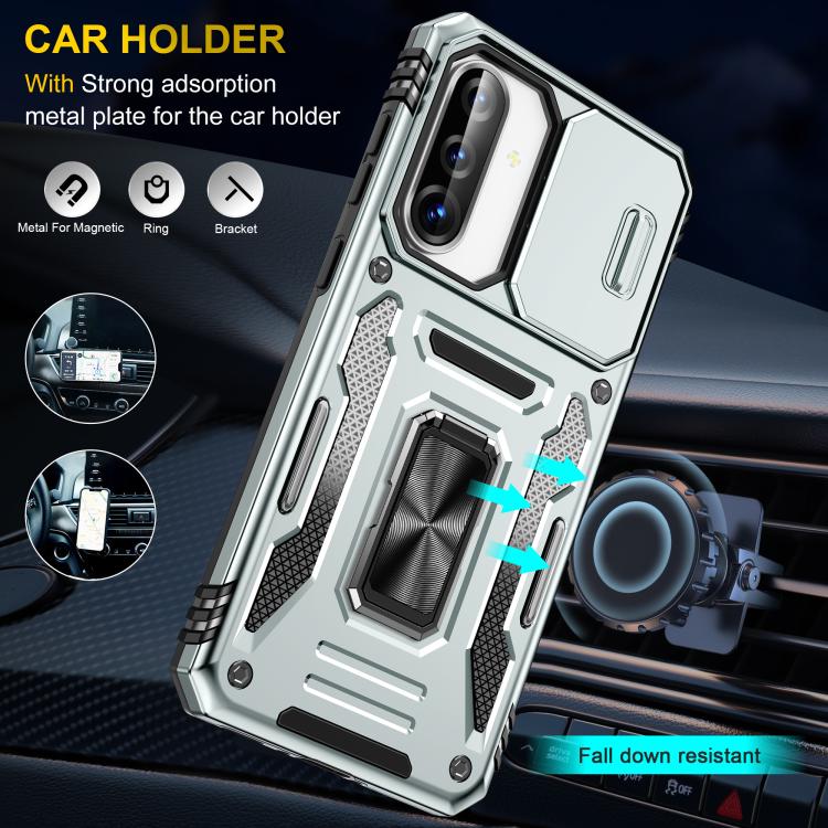 For Samsung Galaxy A36 / A56 / A37 5G Armor PC Hybrid TPU Camera Shield Phone Case